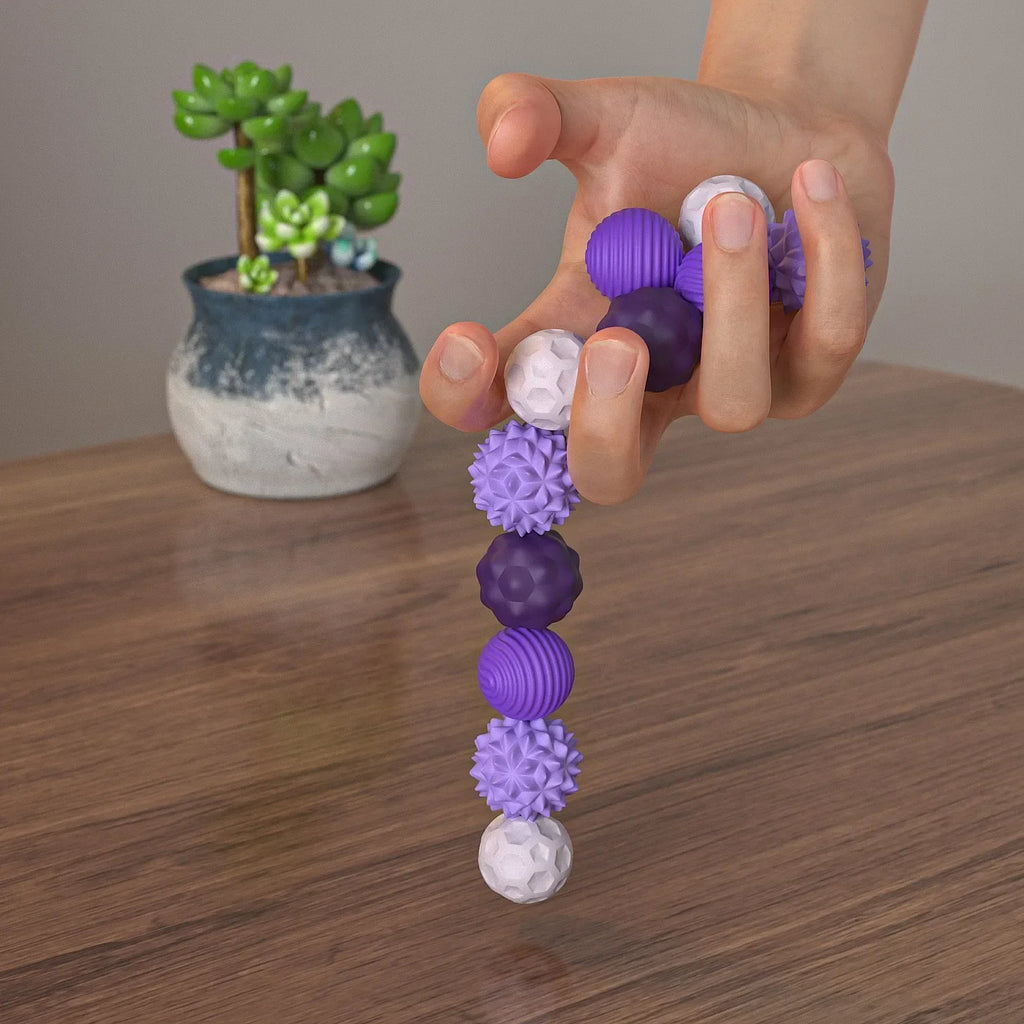 Magnetic Stress Relief Fidget Balls (4-pack) | Relieve Anxiety & Improve Focus