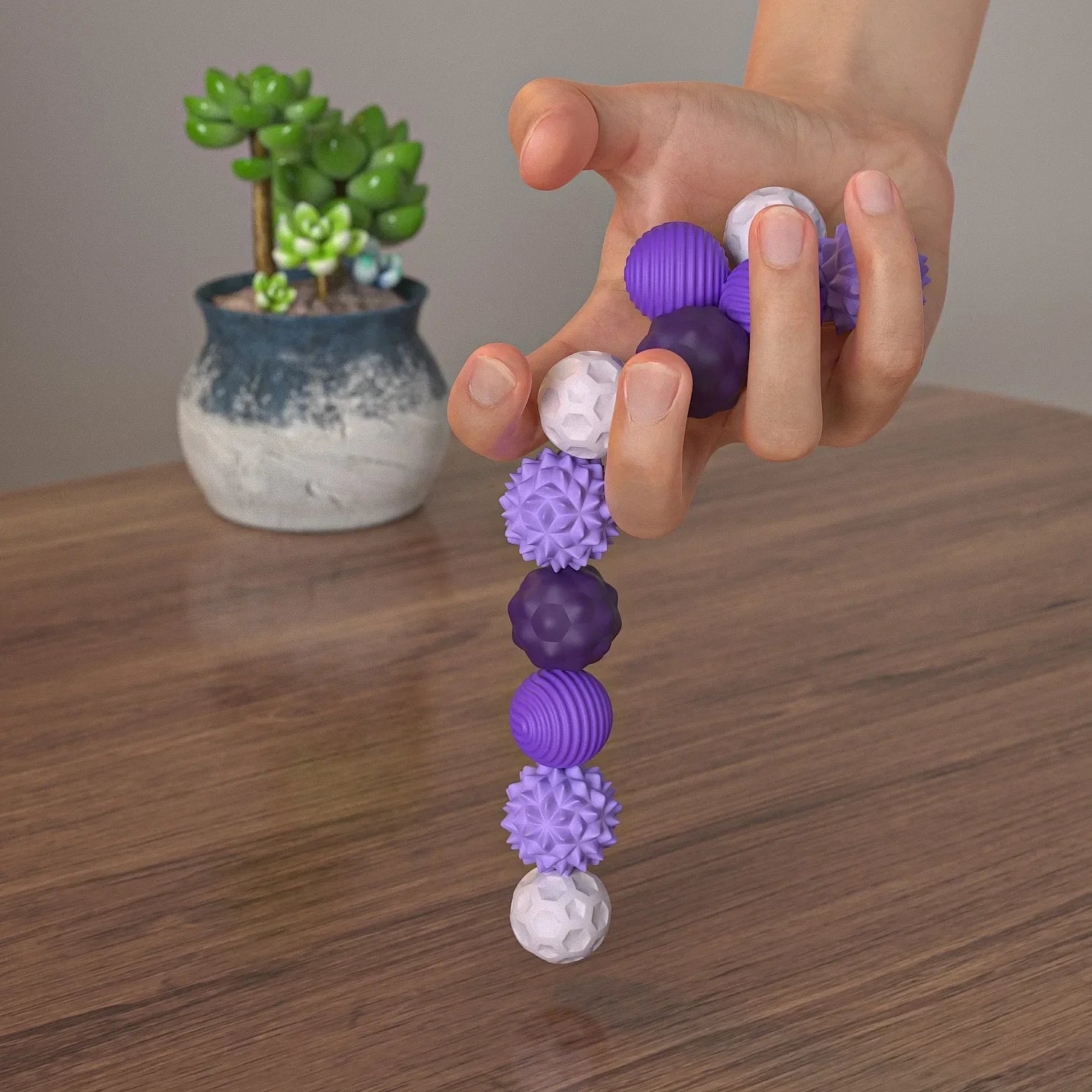 Magnetic Stress Relief Fidget Balls (4-pack) | Relieve Anxiety & Improve Focus