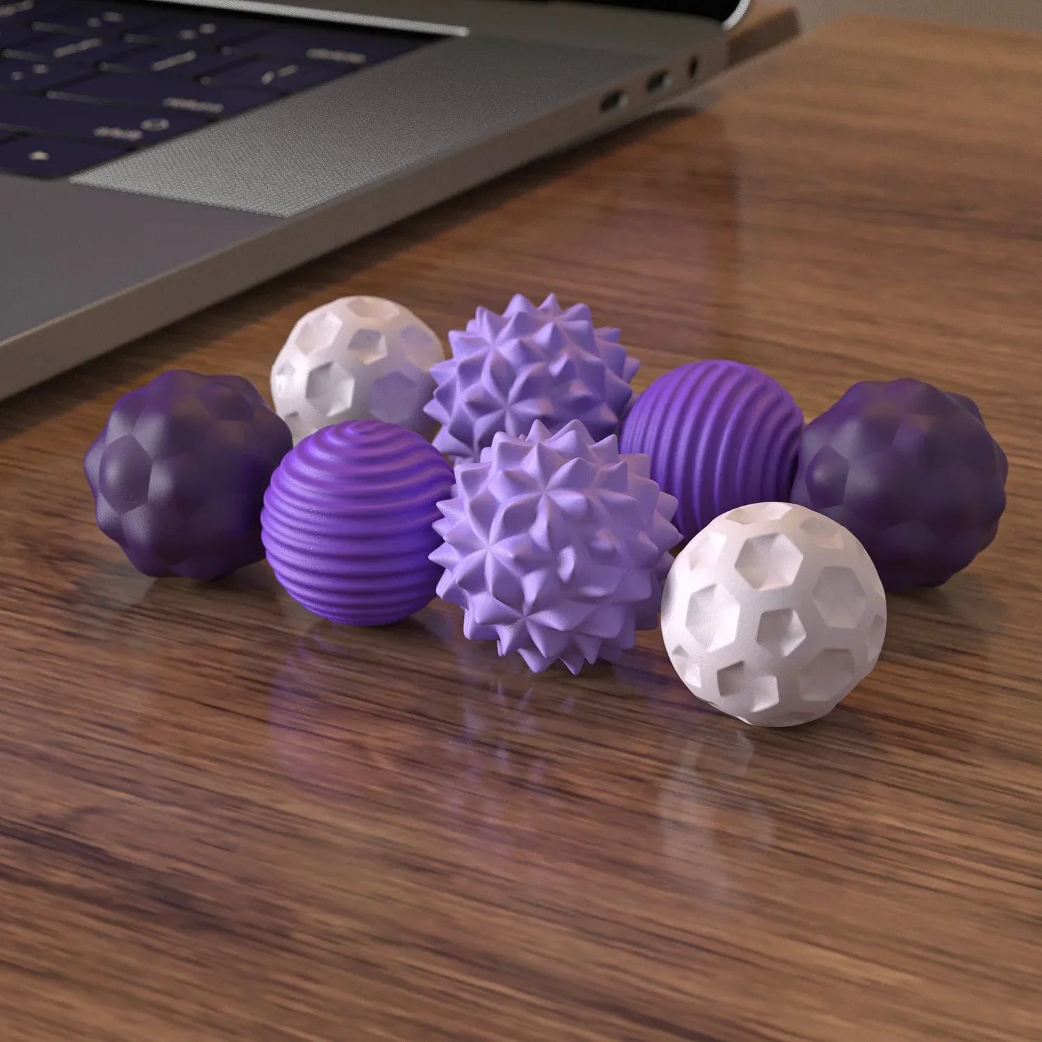 Magnetic Stress Relief Fidget Balls (4-pack) | Relieve Anxiety & Improve Focus